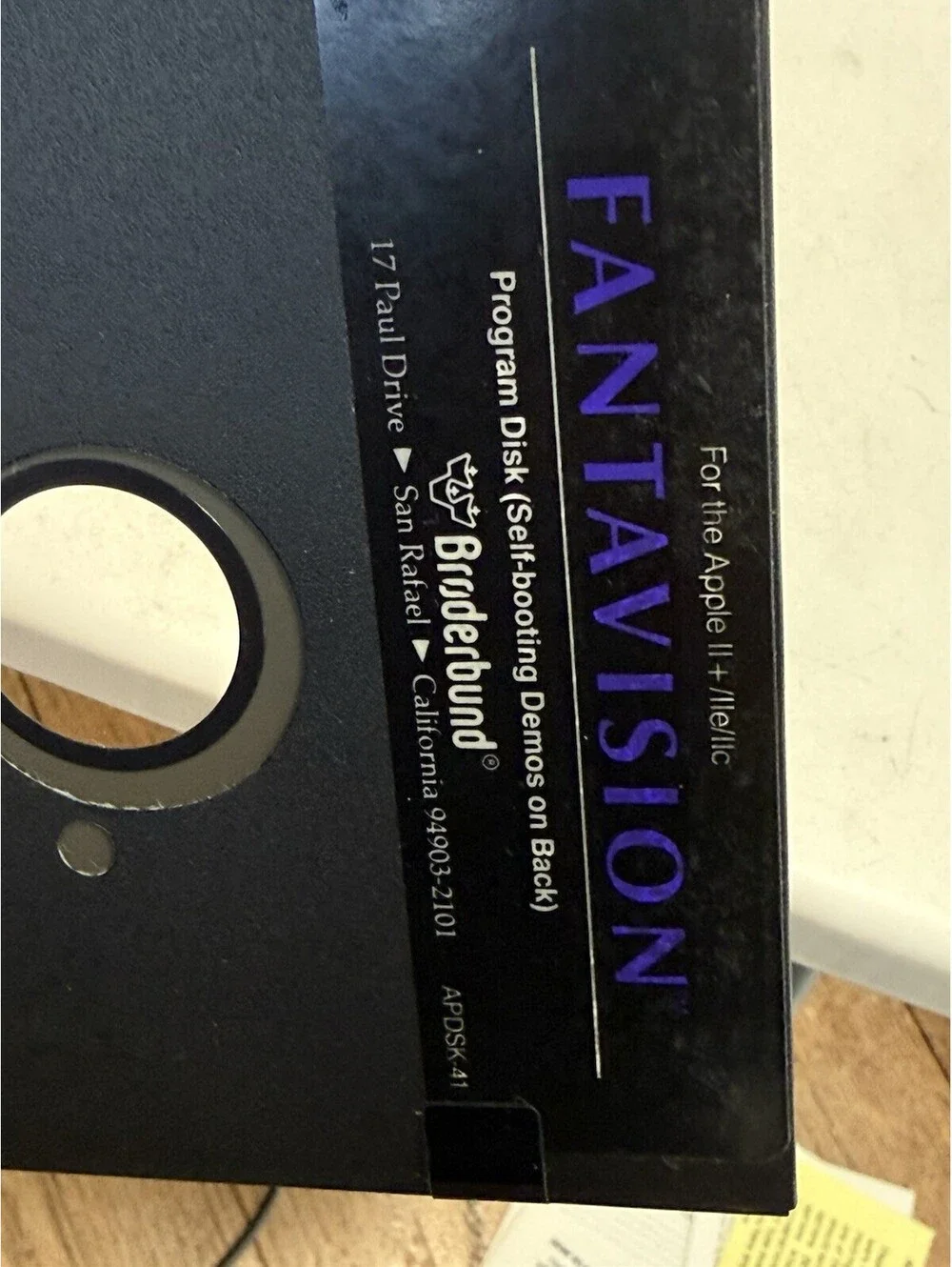 Fantavision Game With Manual And Quick-Start Card Broderund Apple